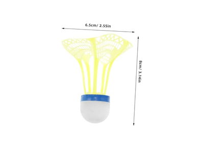 10pcs Plastic Badminton Shuttlecocks