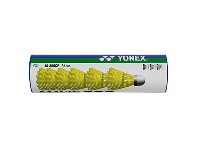 350 Nylon Shuttlecock with Blue Cap Yellow
