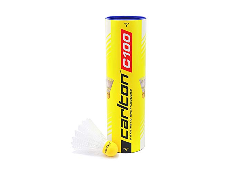 Carlton C-100 White Medium Speed Badminton Shuttle